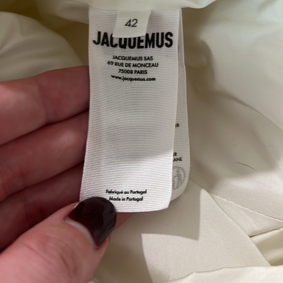 Jacquemus White Mini Dress NWT - Picture 5 of 6